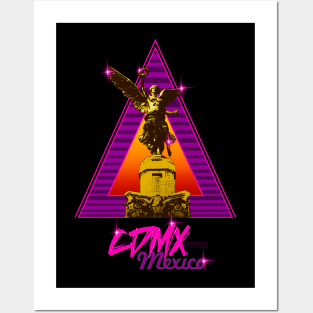 Cdmx retro wave Posters and Art